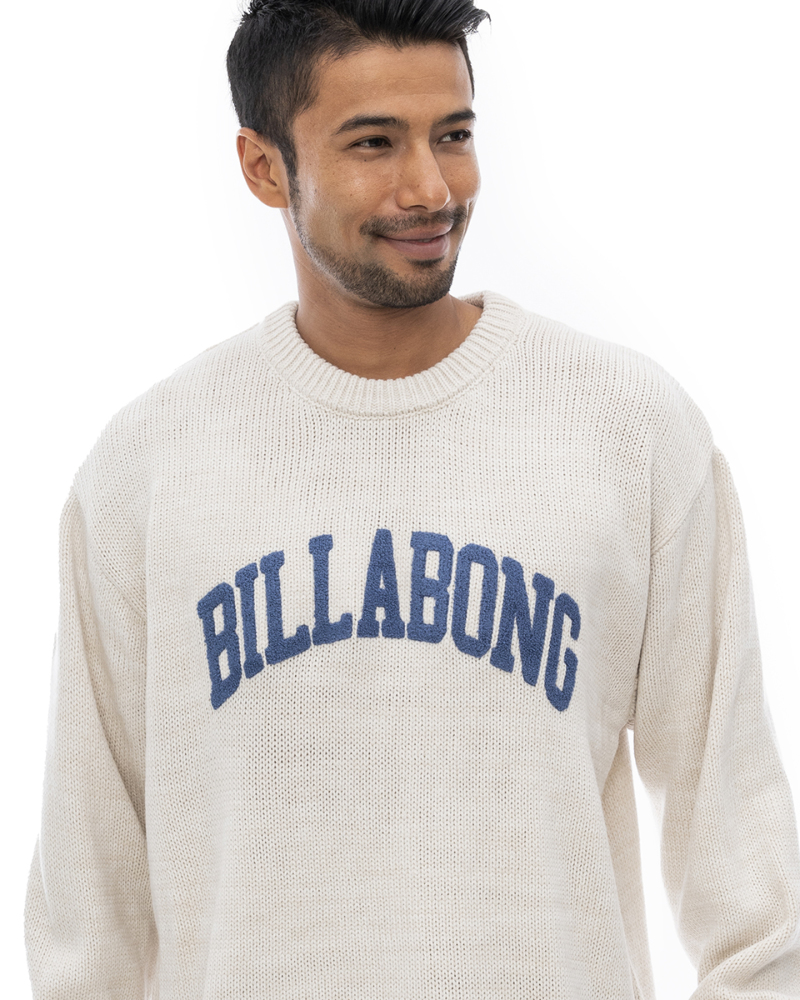 送料無料】【SALE】BILLABONG メンズ COLLEGE KNIT CREW セーター