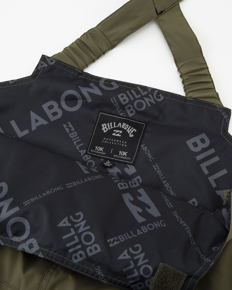 OUTLET】BILLABONG メンズ LIGHT SHELL BIB スノーパンツ MIL