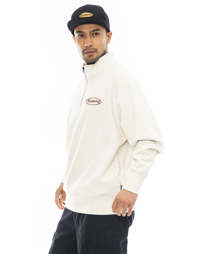 OUTLET】BILLABONG メンズ 【BAD DOG】 RE-ISSUE HALF ZIP パーカー