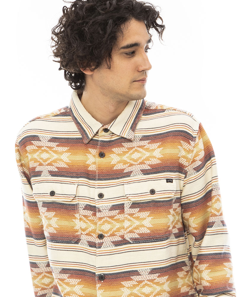 OUTLETタイムセール】BILLABONG メンズ OFFSHORE JACQUARD FLANNEL