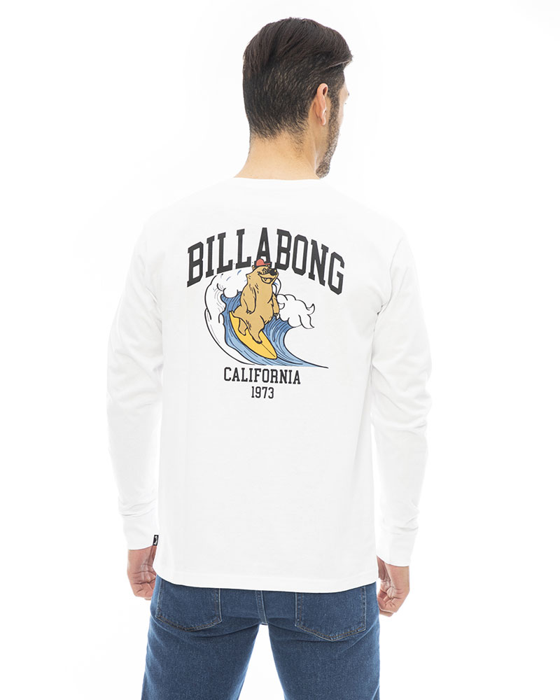 直営店限定】BILLABONG メンズ CALI BEAR ロンＴ 【2023年秋冬モデル