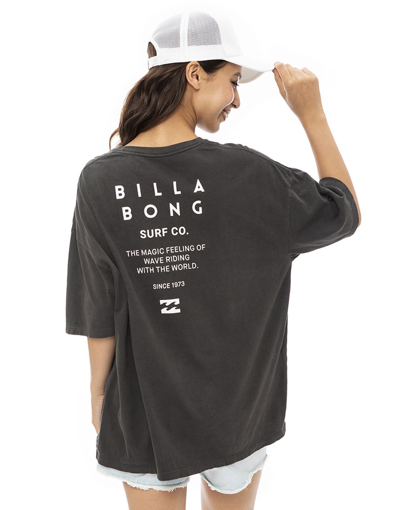 OUTLET】BILLABONG レディース BACK LOGO LOOSE TEE ルーズＴシャツ ...