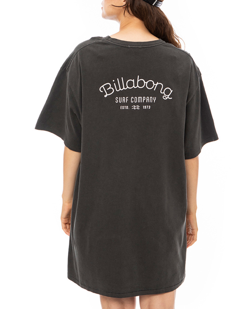 OUTLET】BILLABONG レディース LOGO CHEST PK OP Tシャツワンピース 