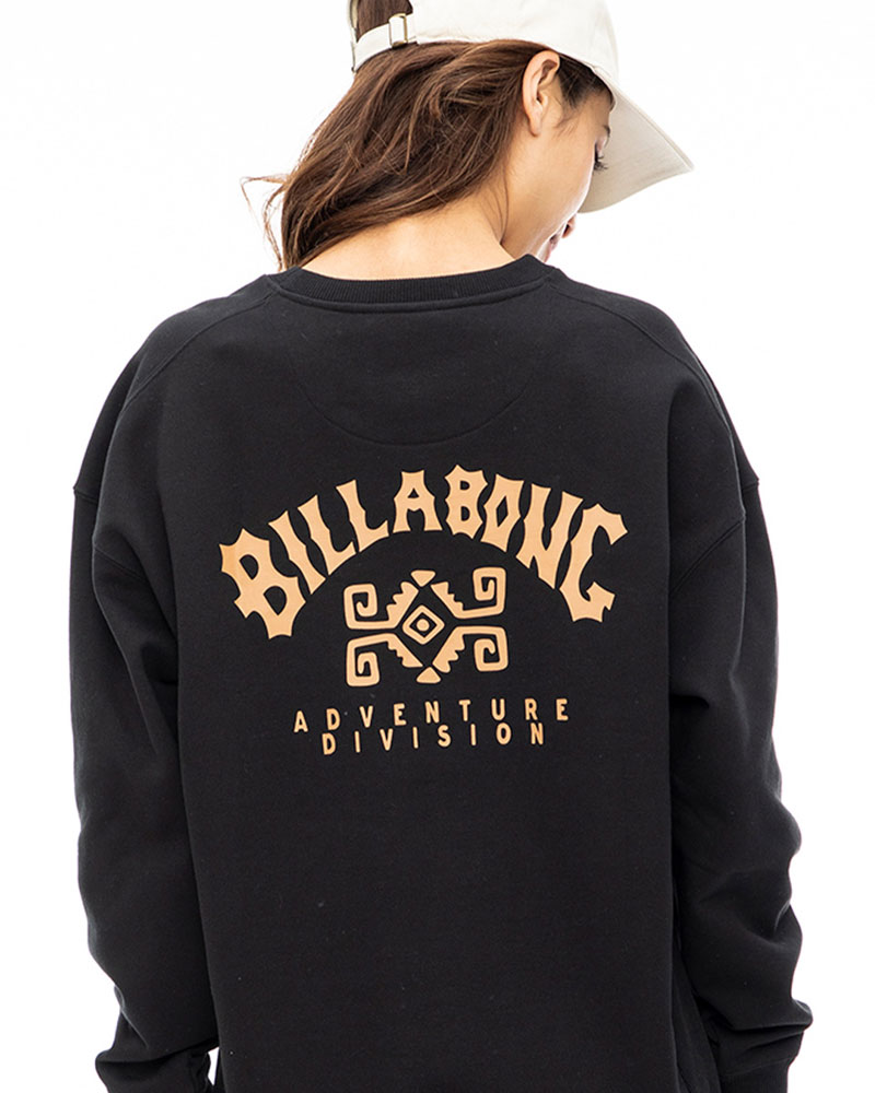 OUTLET】BILLABONG レディース 【A/Div.】 ADIV GLOBAL GRAPHIC SWEAT 