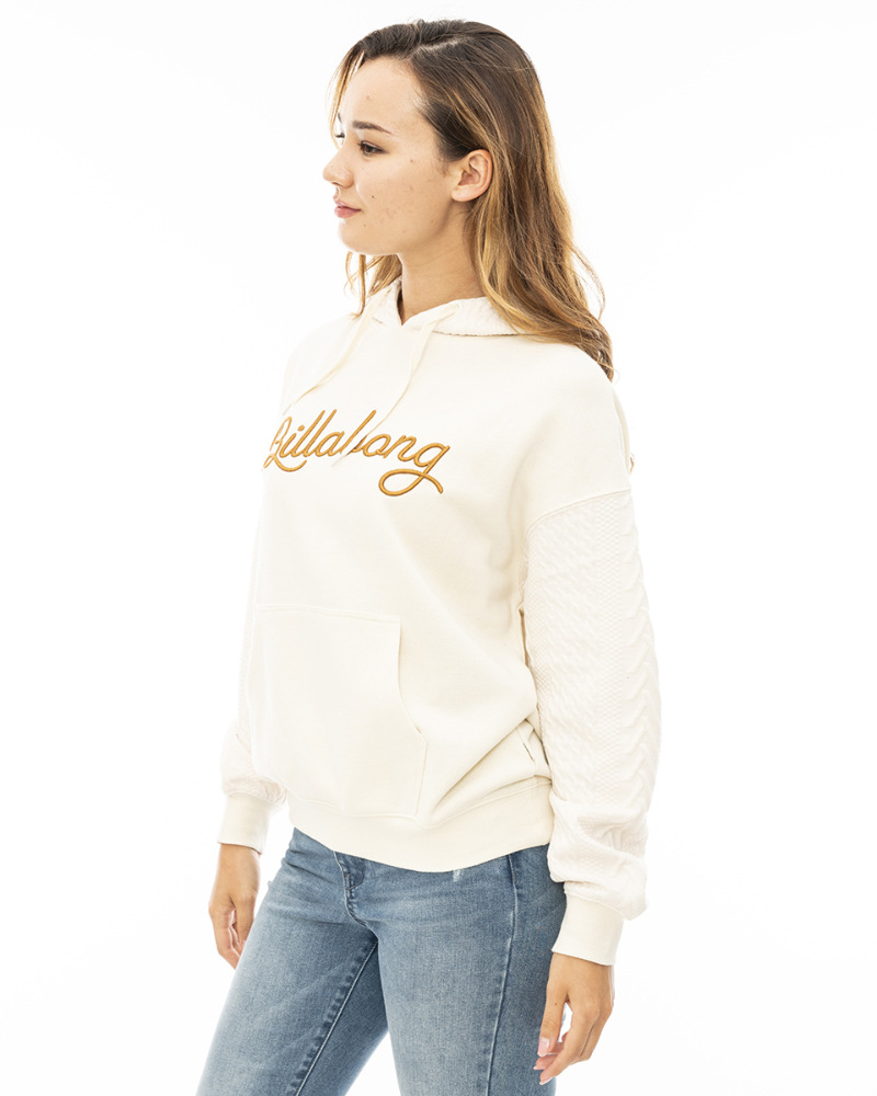 OUTLETタイムセール】BILLABONG レディース CABLE QUILT MIX SWEAT