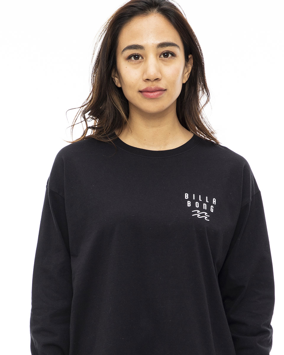 【OUTLET】BILLABONG レディース ROUNDED CLEAN LOGO LS 