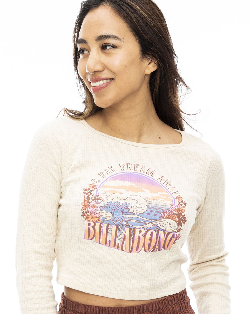 【OUTLET】BILLABONG レディース GRAPHIC BABY LS TEE ロン 