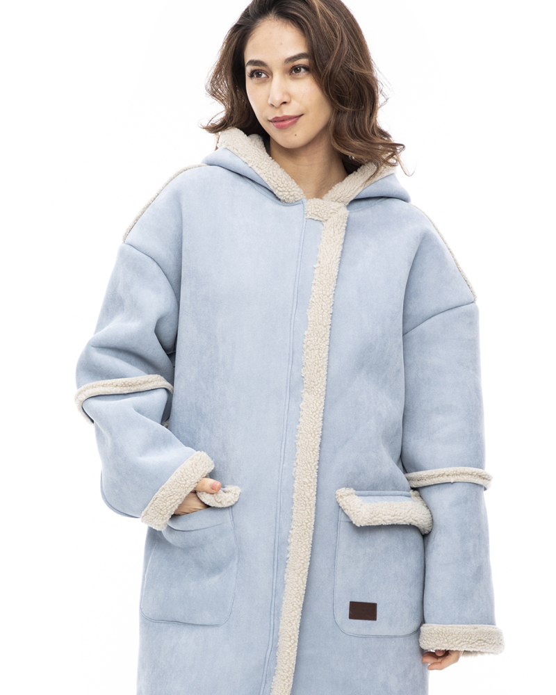OUTLETタイムセール】BILLABONG レディース MOUTON HOODED COAT