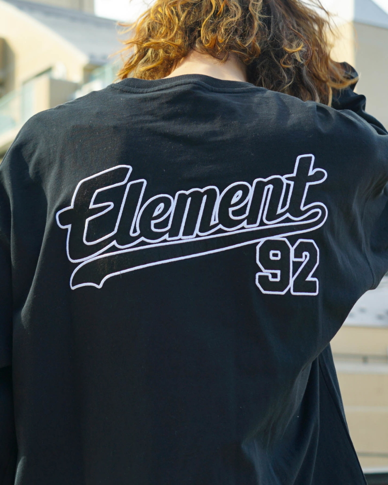 OUTLET】ELEMENT メンズ NAGID RAC LS ロンＴ FBK 【2023年春夏モデル