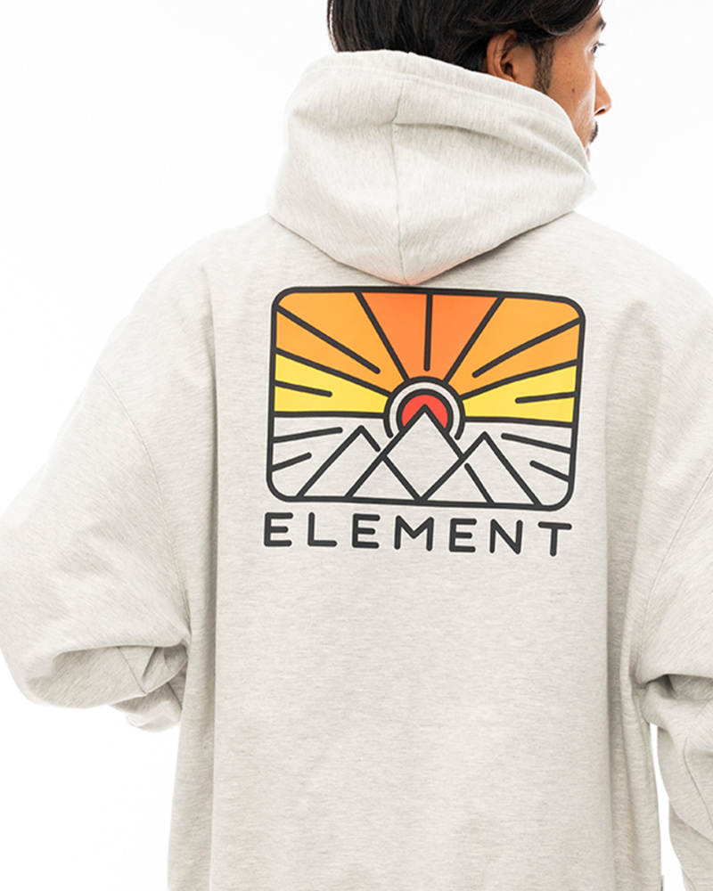 OUTLET】ELEMENT メンズ RIZE HOOD WR パーカー GRH 【2023年秋冬 