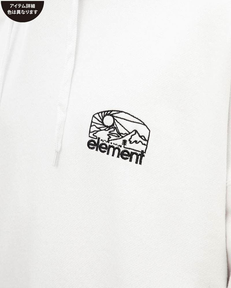 SALE】ELEMENT メンズ SUNSET HOOD パーカー FBK 【2023年秋冬モデル