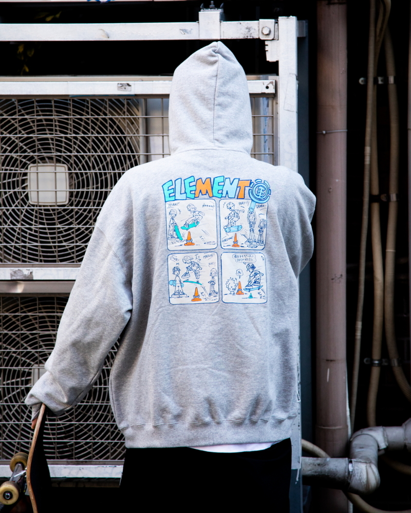 SALE】ELEMENT メンズ 【VAN】 VAN OWN PACE ZIP パーカー GRH 【2023