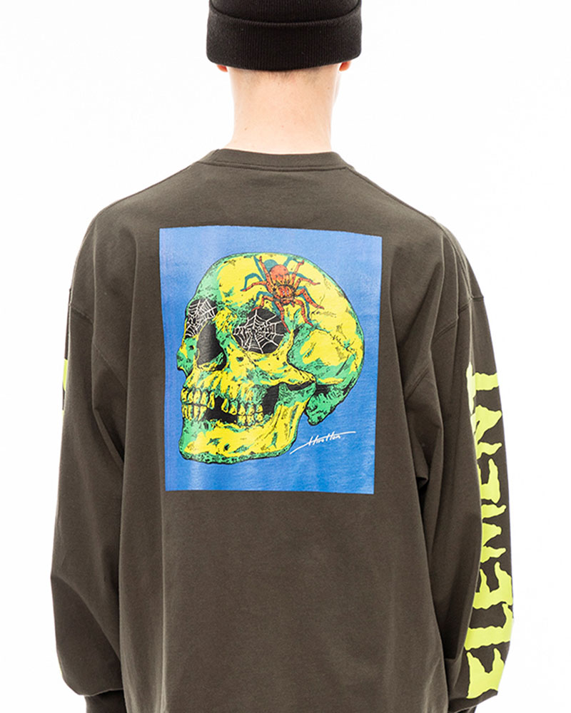 OUTLET】ELEMENT メンズ 【HIROTTON】 HIROTTON SKULL LS ロンＴ FNT ...