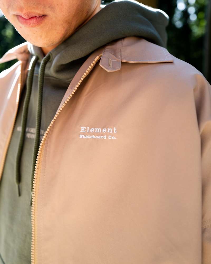 ELEMENT メンズ BACKYARD SWING ジャケット BEG 【2023年秋冬モデル