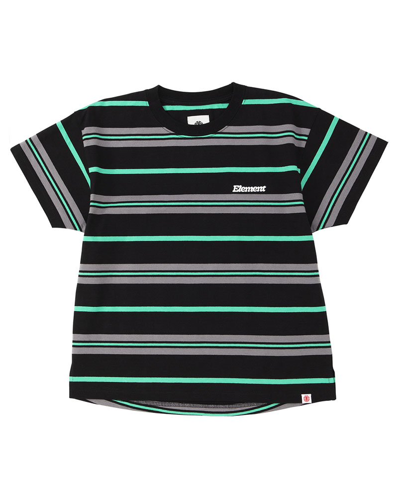 S/S Boder T-Shirt (GRAY × BLACK)  M size