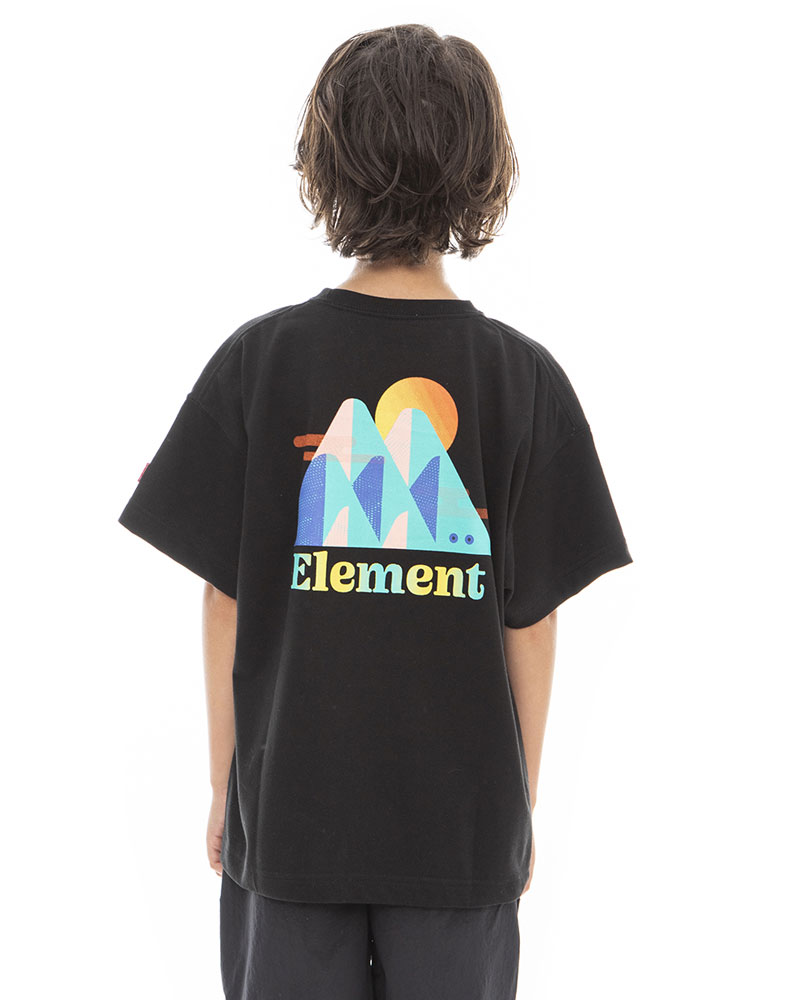 OUTLET】ELEMENT YOUTH（キッズサイズ） YT HILLS SS Ｔシャツ FBK 