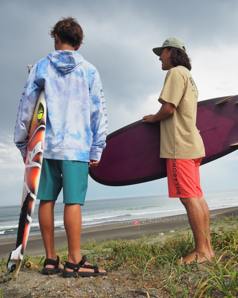 BILLABONG メンズ 【FOR SAND AND WATER】 SURF FLEX ZIP ラッシュ 