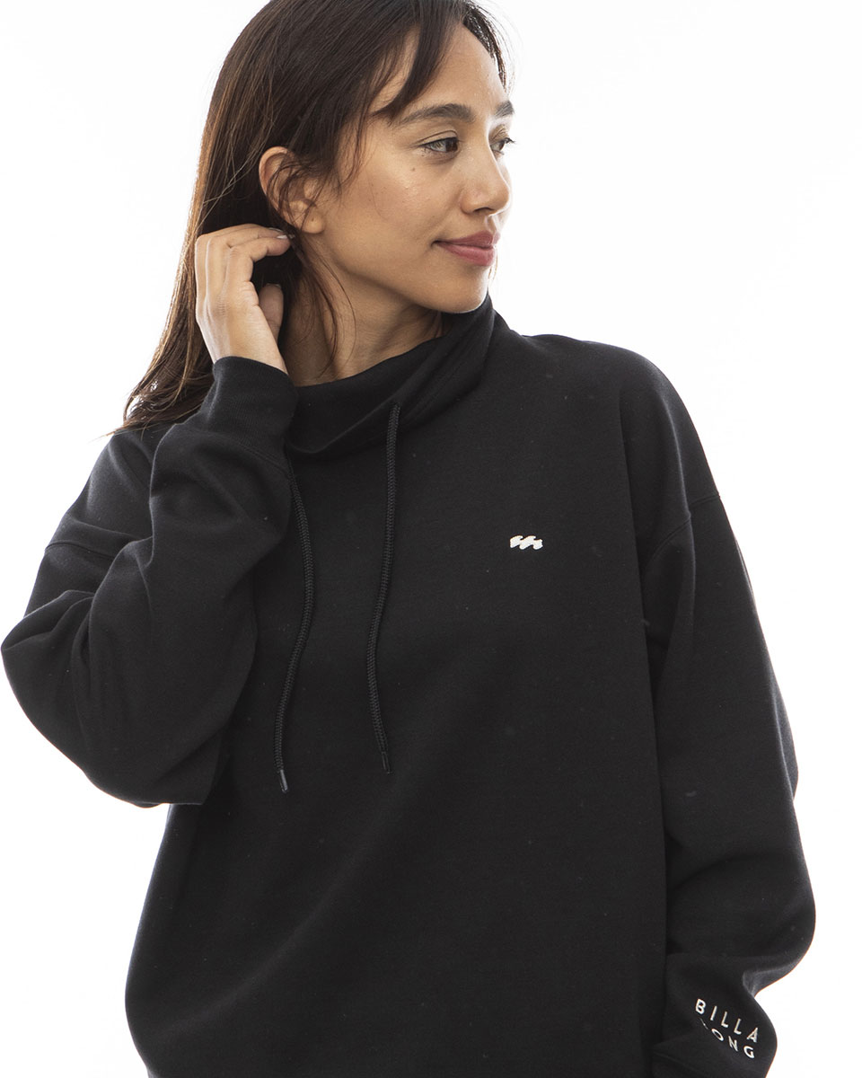 【直営店限定】BILLABONG レディース HIGH NECK SWEAT