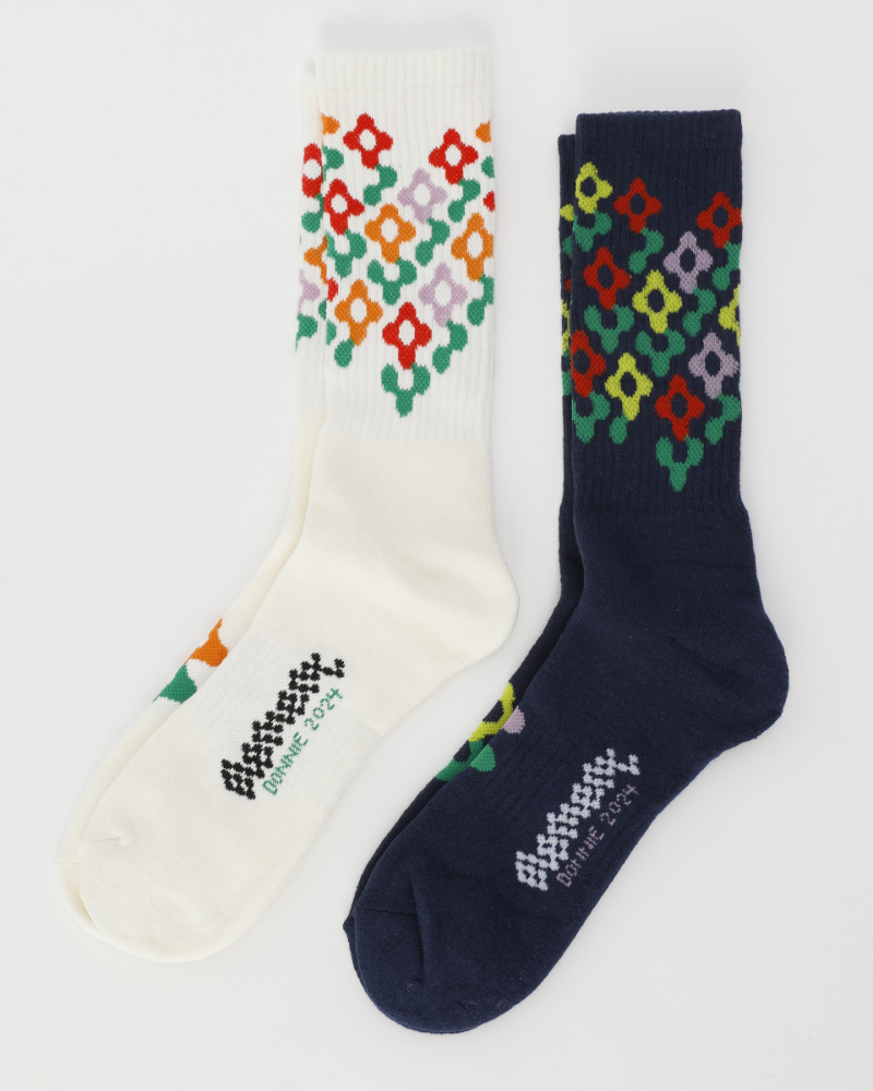 ELEMENT メンズ 【DONNIE O' DONNELL】 DDXE FLOWERS SOCKS 2PK 